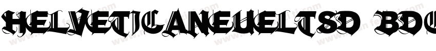 helveticaneueltsd bdcn字体转换